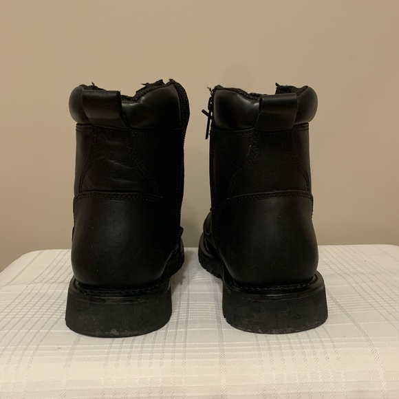 Harley-Davidson black leather biker boots men’s size 10W - Picture 2 of 8